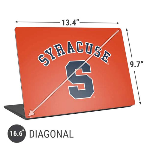 Syracuse University S Orange Universal Laptop 16.6in (13.4 x 9.7in) Skin